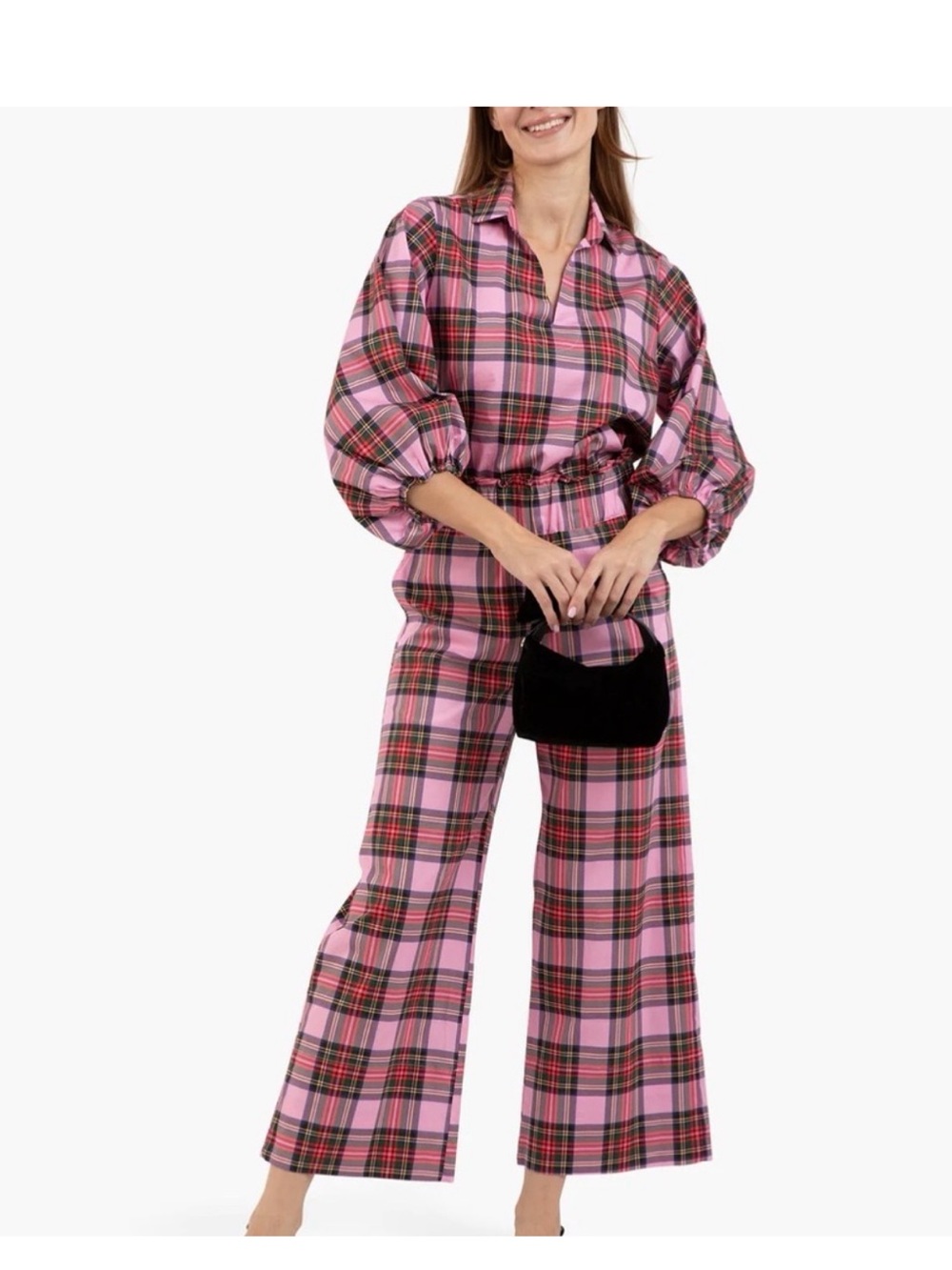 Quiet Culture take pause plaid set